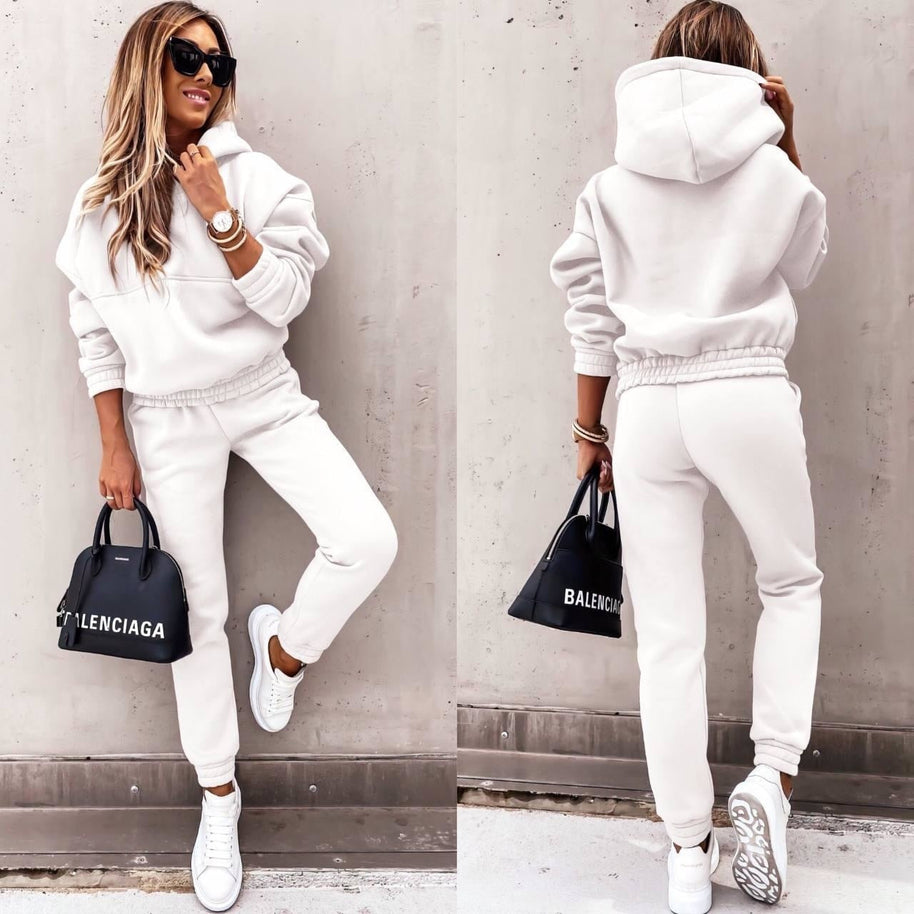 WW | Set - bequemer Damen Jogginganzug mit Kapuze