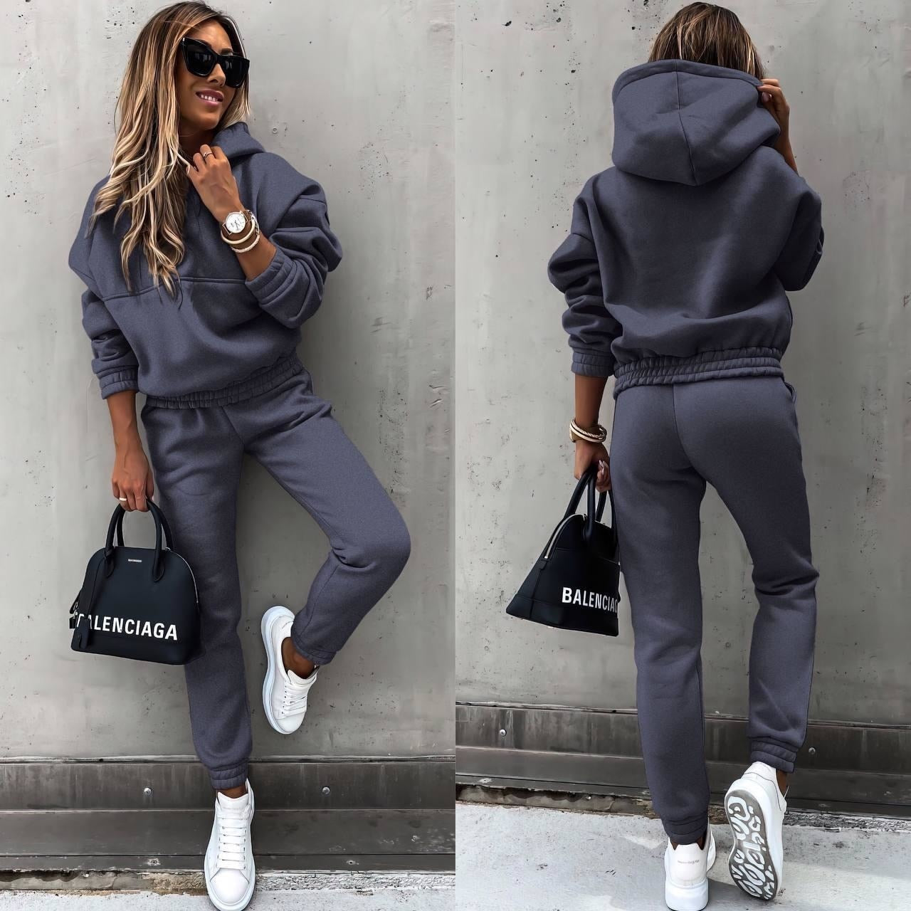 WW | Set - bequemer Damen Jogginganzug mit Kapuze