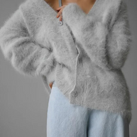 WW | Kaschmir-Cardigan für Damen | Weicher Cardigan für Damen | Klassischer Cardigan mit Knöpfen