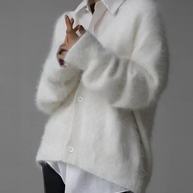 WW | Kaschmir-Cardigan für Damen | Weicher Cardigan für Damen | Klassischer Cardigan mit Knöpfen