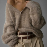 WW | Kaschmir-Cardigan für Damen | Weicher Cardigan für Damen | Klassischer Cardigan mit Knöpfen