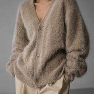 WW | Kaschmir-Cardigan für Damen | Weicher Cardigan für Damen | Klassischer Cardigan mit Knöpfen