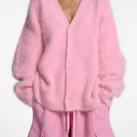 WW | Kaschmir-Cardigan für Damen | Weicher Cardigan für Damen | Klassischer Cardigan mit Knöpfen