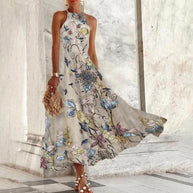 WW | Ärmelloses Maxikleid mit Halter