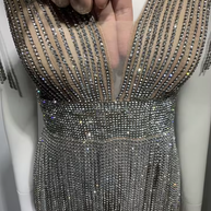 WW | Hollow-out Enge Nische Mantel Hochwertiges Kleid