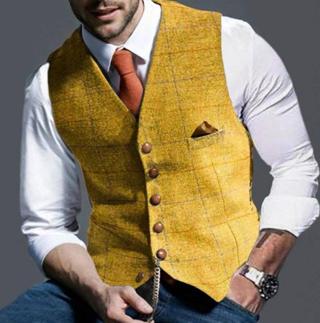 Vintage-Weste mit klassischem Stil