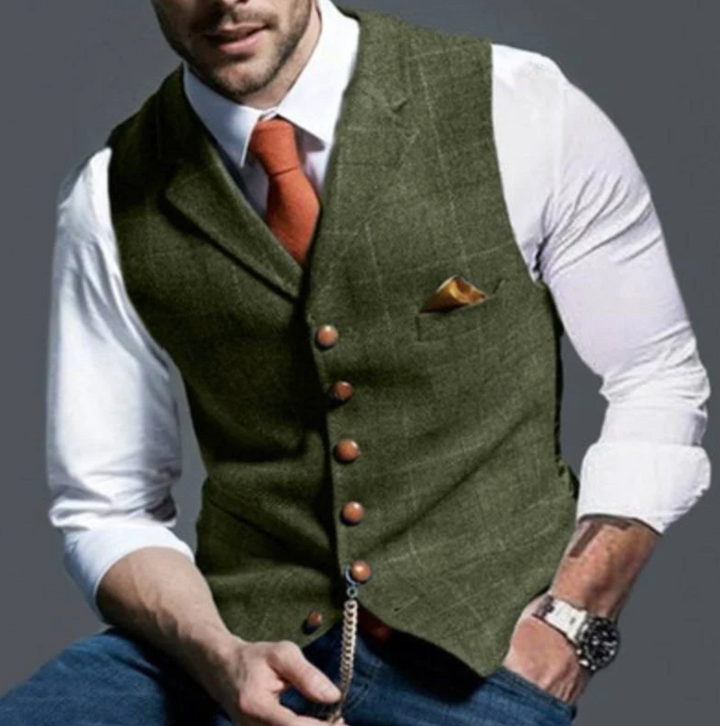 Vintage-Weste mit klassischem Stil