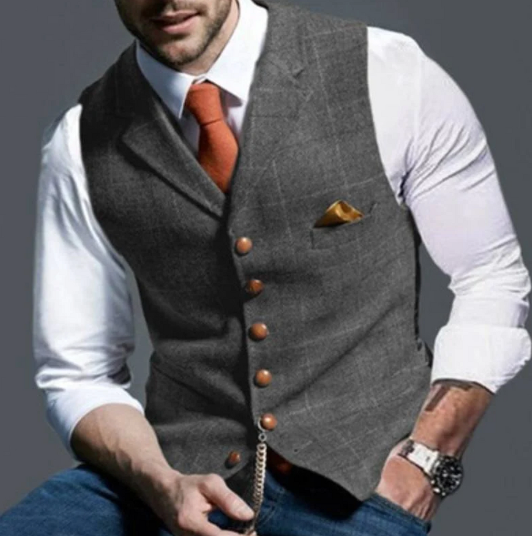 Vintage-Weste mit klassischem Stil