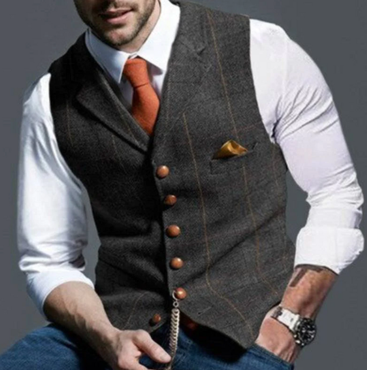 Vintage-Weste mit klassischem Stil