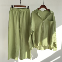 WW | Stylisches und Zweiteiliges Leinen Set