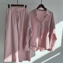 WW | Stylisches und Zweiteiliges Leinen Set