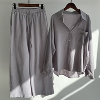 WW | Stylisches und Zweiteiliges Leinen Set