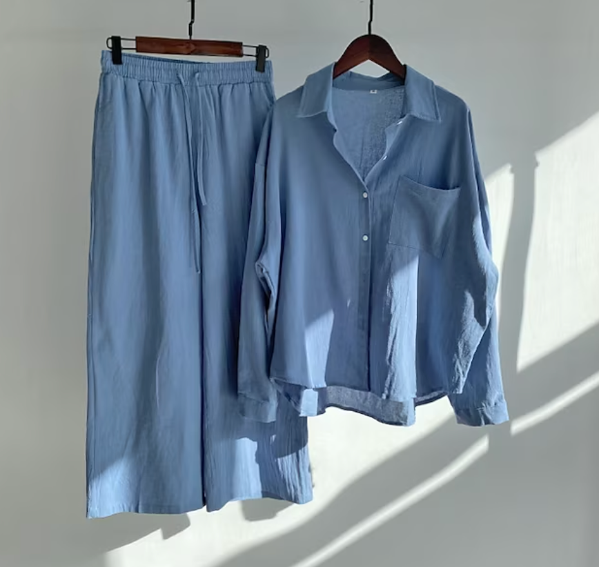 WW | Stylisches und Zweiteiliges Leinen Set