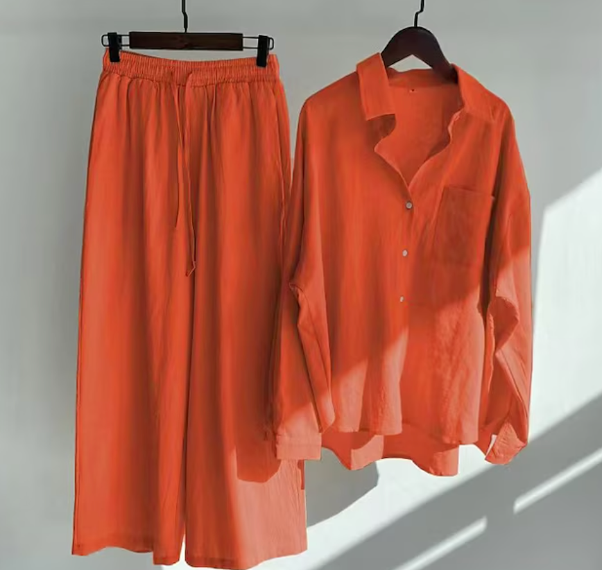 WW | Stylisches und Zweiteiliges Leinen Set