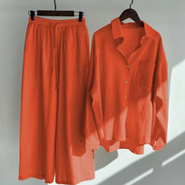 WW | Stylisches und Zweiteiliges Leinen Set