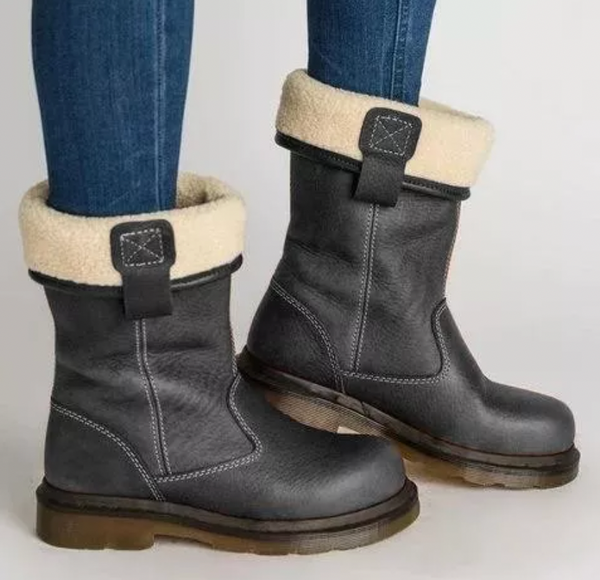 Wolff | Leder Winterstiefel für Frauen