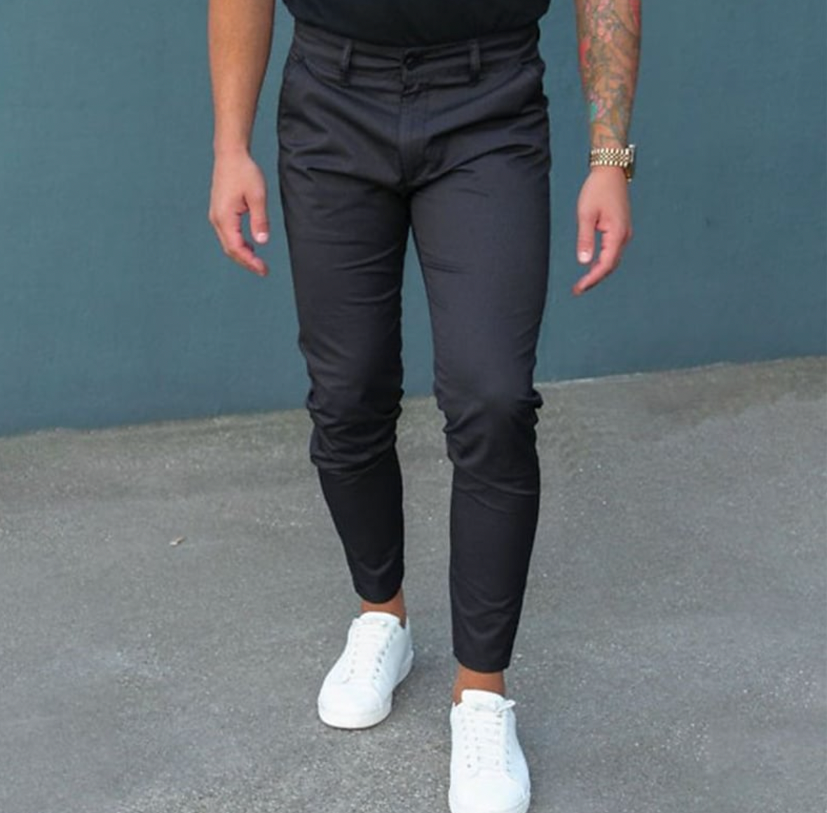 WW | Stretchy Freizeit Business Hose Für Herren