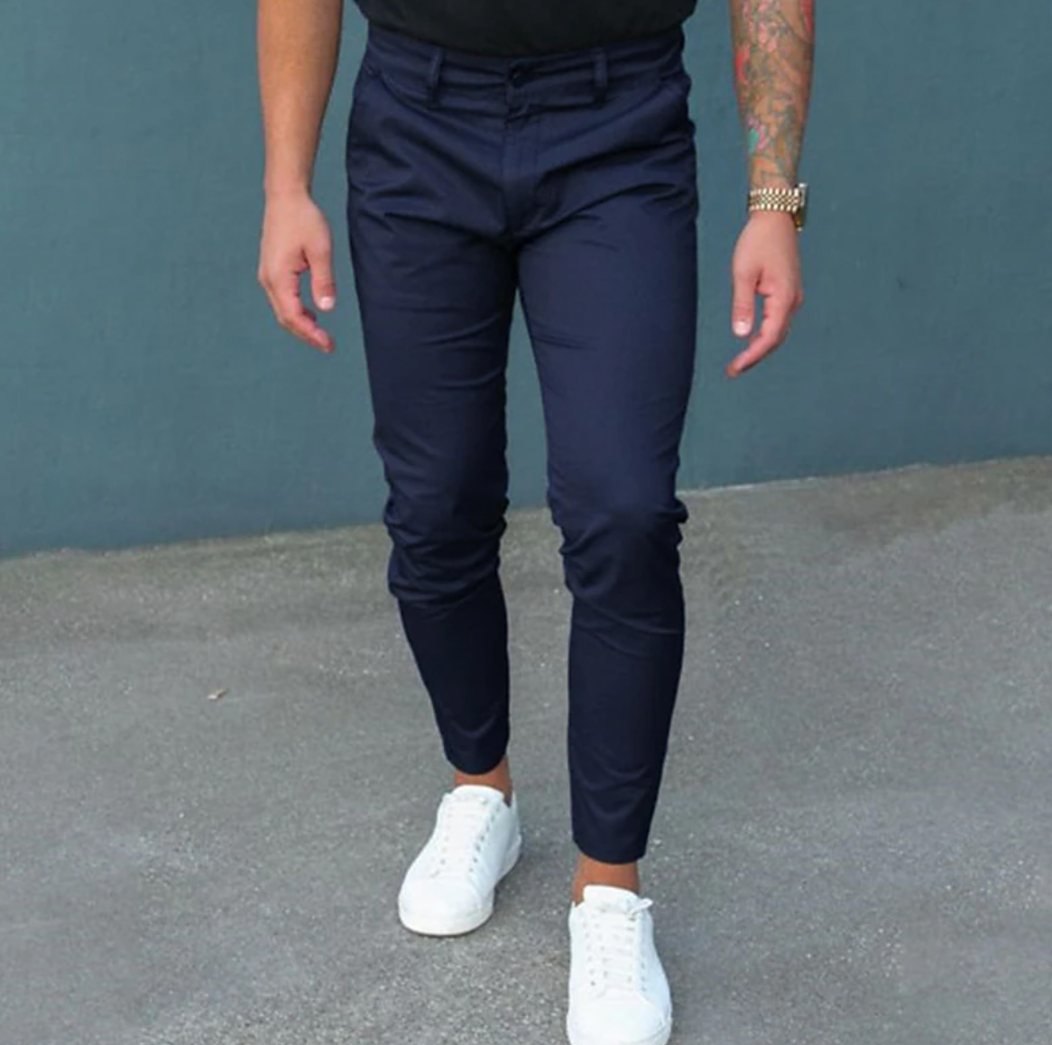 WW | Stretchy Freizeit Business Hose Für Herren