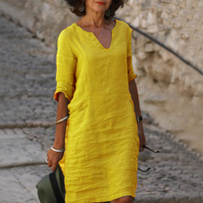 WW | Schickes Dreiviertelärmelkleid für Damen