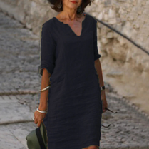 WW | Schickes Dreiviertelärmelkleid für Damen