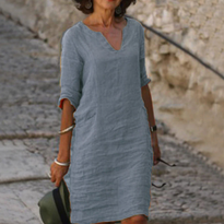 WW | Schickes Dreiviertelärmelkleid für Damen