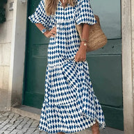 WW | Kleid Sommer Fließende Silhouette, Angeboten Leichte Stoffe Perfekt für Sommerfeste