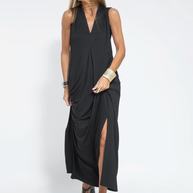 WW | Set mit Langem, Schlank Machendem Kleid und Weste