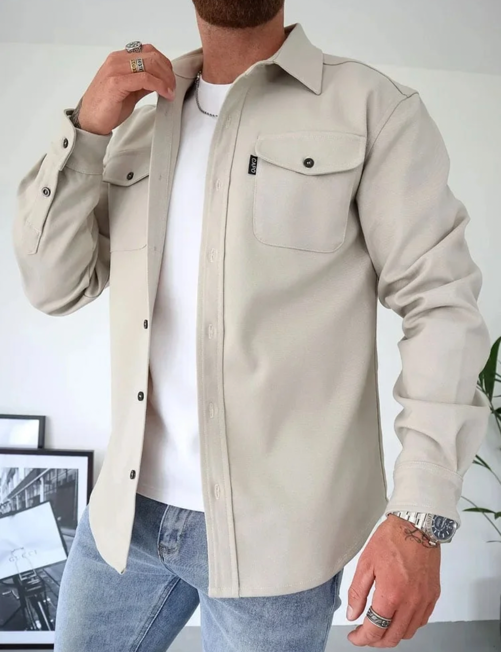 WW | Lässiges Herbsthemd Herren