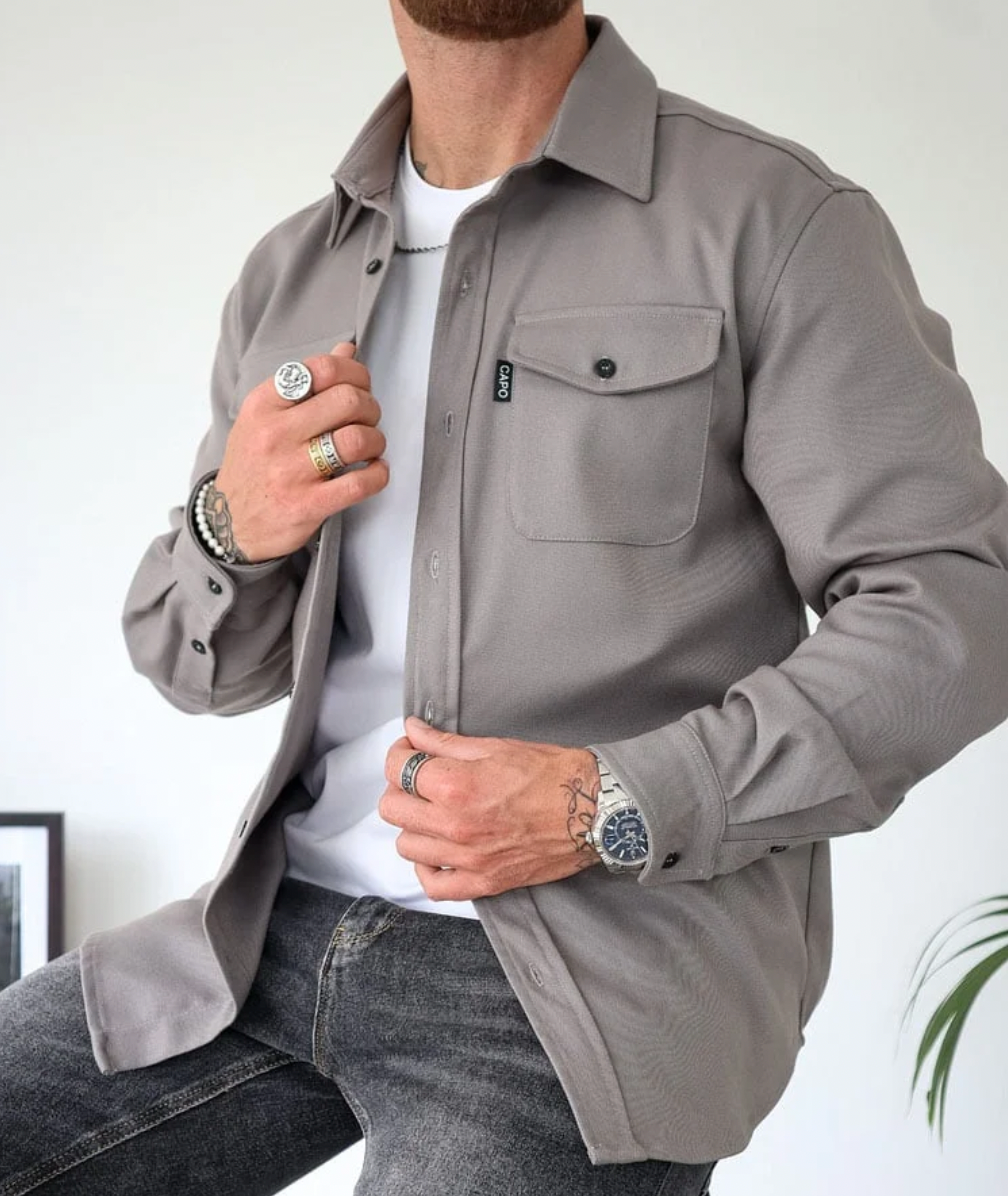 W&W Mode | Lässiges Herbsthemd Herren