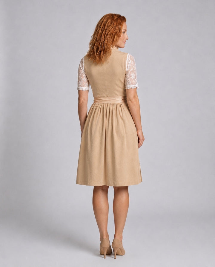W&W Mode Dirndl Damen Kleid Schnürmieder Oktoberfest