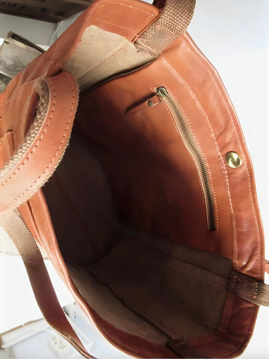 WW | handgefertigte stilvolle tasche aus leder