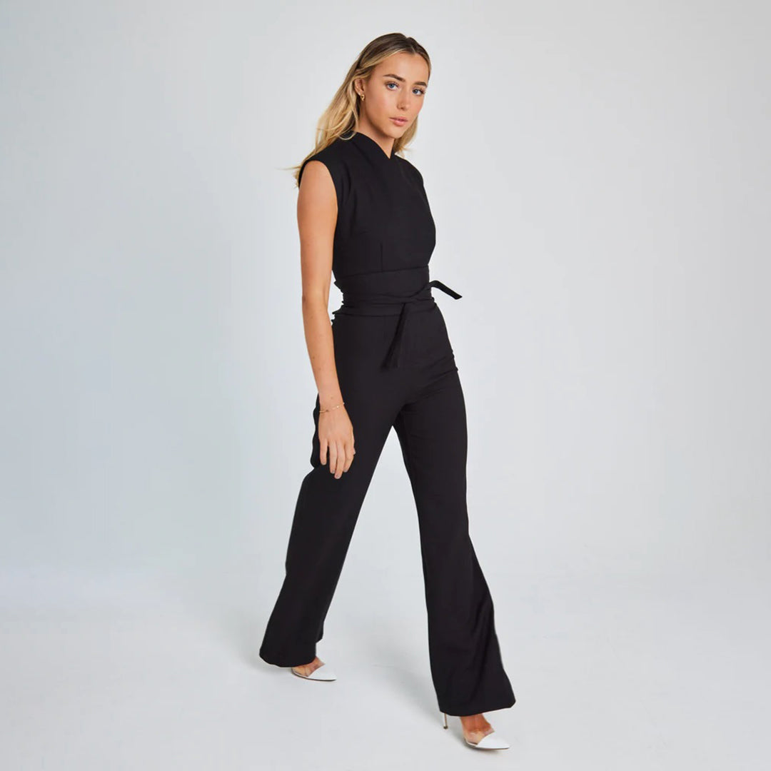 W&W Mode - Eleganter ärmelloser Jumpsuit