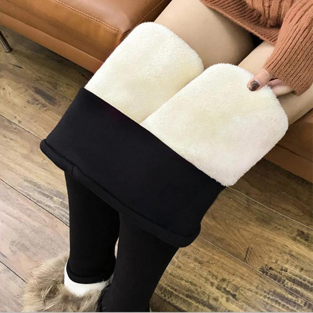 WW | Damen Fleece Leggings Für DEN WINTER