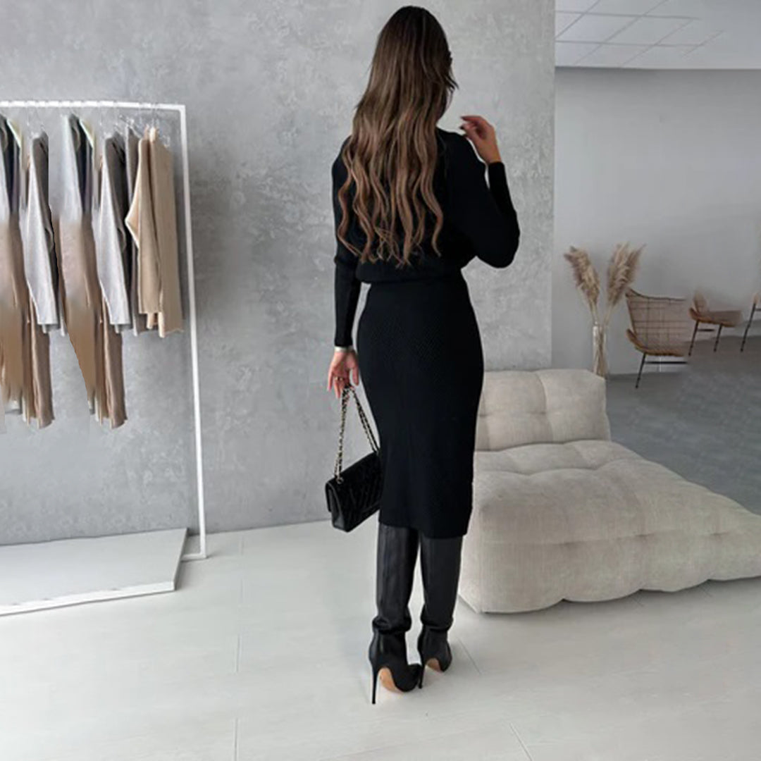 Damen-Set aus Pullover und Rock