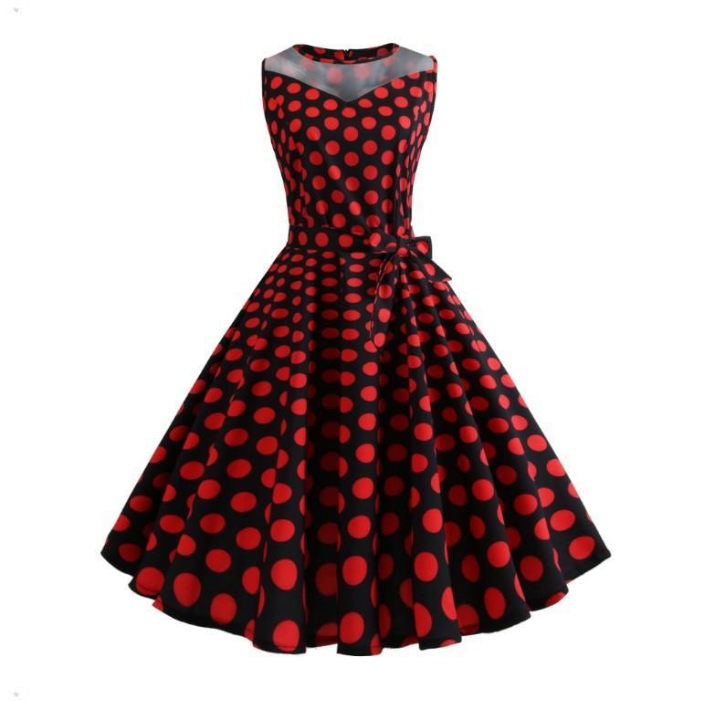 WW | Pop Trends Punkt Druck Kleid