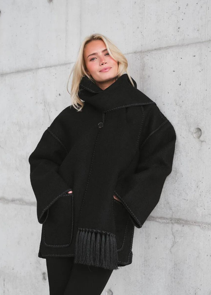 W&W Mode | Luxe Jacke Mit Schal