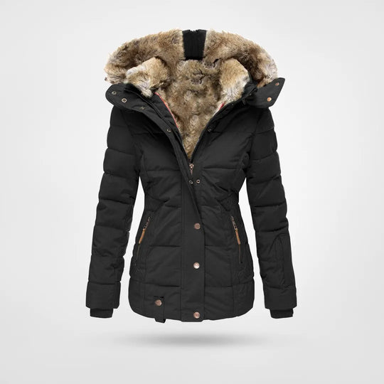 W&W Mode - Isolierte Stepp Winterjacke Mit Gefüttertem Innenfutter und Kapuze