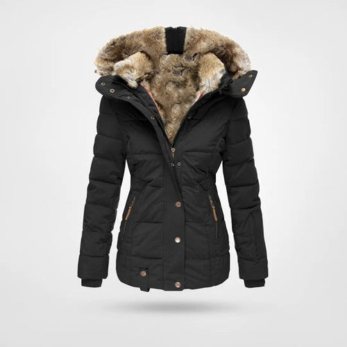 WW - Warme modische Winterjacke mit Innenfutter und Kapuze