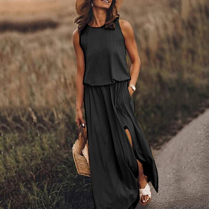 W&W Mode - Lässiges Sommerkleid mit Schlitz