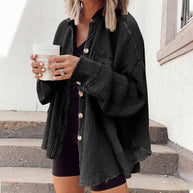 WW gerippte Strickjacke Elegance