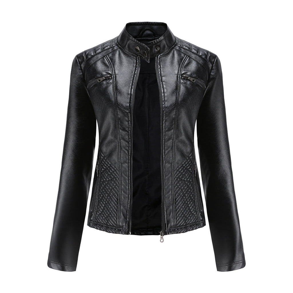 WW | Leder Biker Jacke für den Frühling