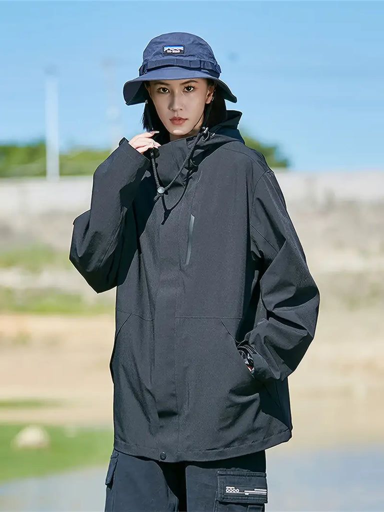 WW | Softshell Jacke Mit Kapuze in Übergrößen Für Damen Jalenxa