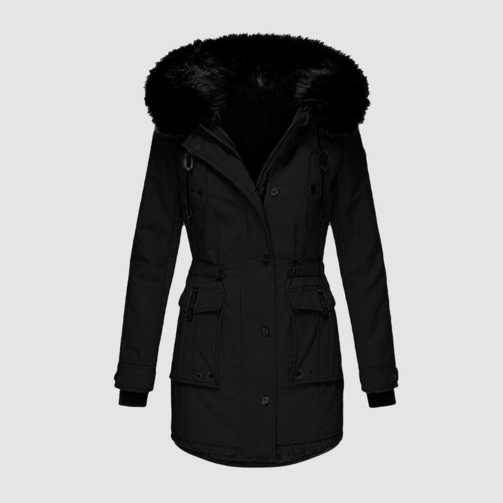W&W Mode - Wasserdichte Winterjacke mit Kapuze für Damen