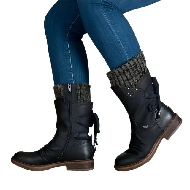 WW | Niedrigabsatz-Winterstiefel für Frauen – Bequemes & Warmes Design