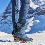 WW | Niedrigabsatz-Winterstiefel für Frauen – Bequemes & Warmes Design
