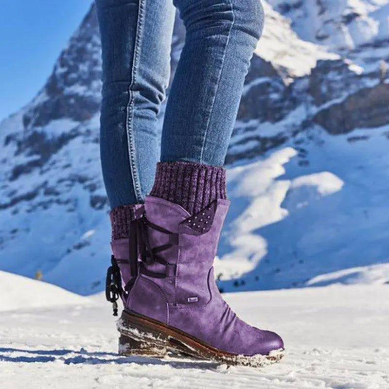 WW | Niedrigabsatz-Winterstiefel für Frauen – Bequemes & Warmes Design