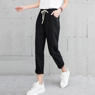 WW | Bequeme Damenhose in Schwarz, Khaki Und Blau