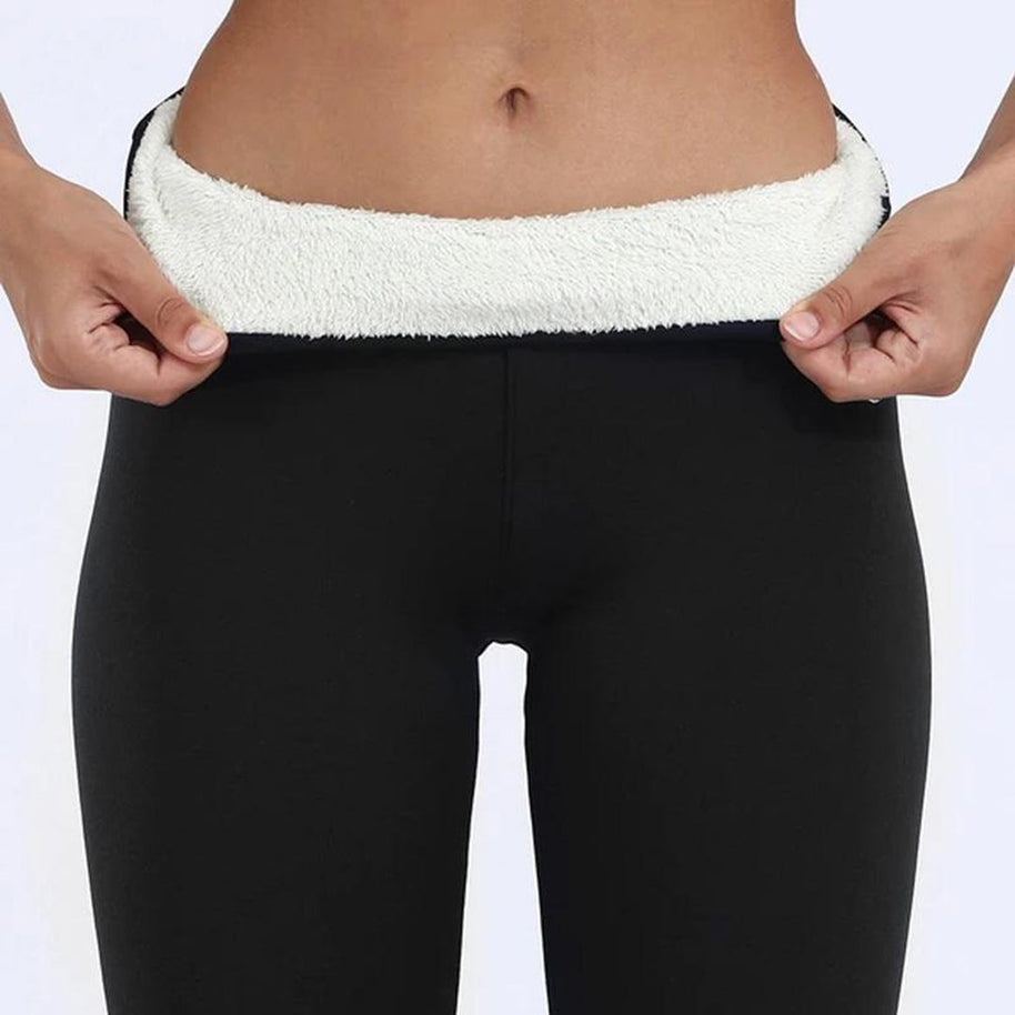 WW | Damen Fleece Leggings Für DEN WINTER