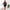 WW | Minikleid Boho Stil Flare Passform Tiefer V-Ausschnitt Lange Trompetärmel