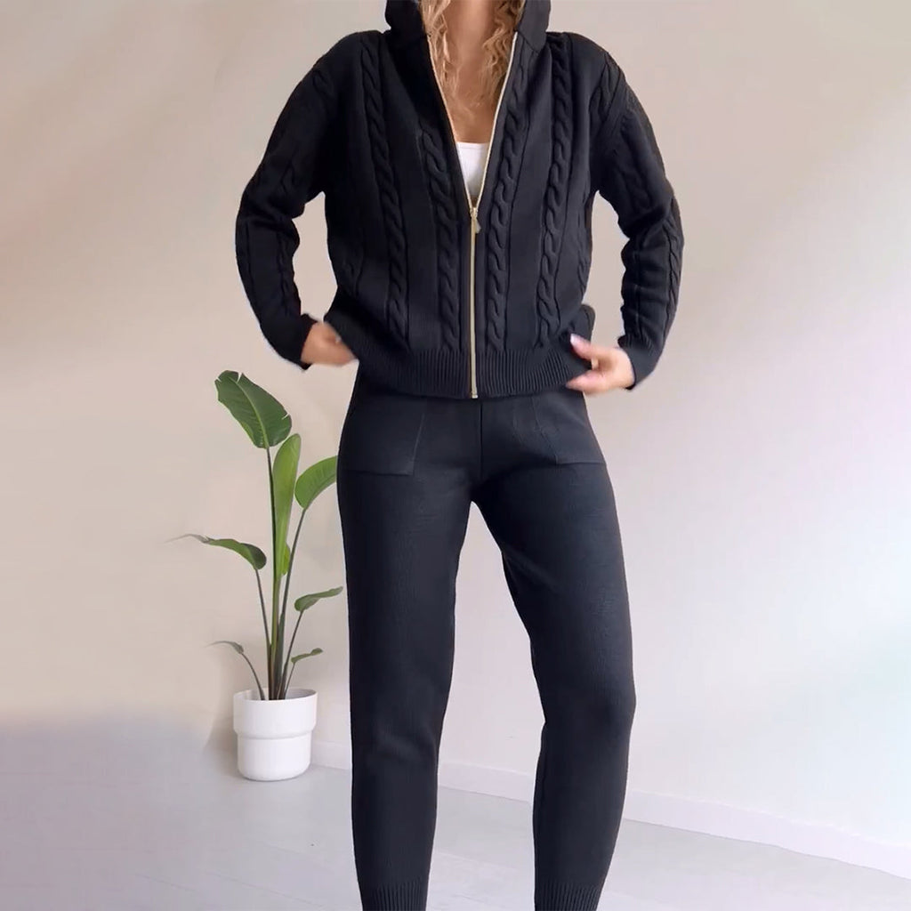 WW | Lässige Strickjacke und Hosenanzug
